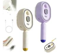 Electric Spray Air Cushion Massage Comb, 2026 Upgrade Enhanced Fog Coverage and Longer, Electric Steam Brushs for Hair, Rechargeable Steam Hair Straightener(C-2Pcs)