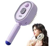 Electric Spray Air Cushion Massage Comb for Frizz & Static Control (Purple)