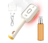 Electric Spray Hair Brush Self Cleaning Comb with Measuring Cup | Electric Spray Air Cushion Brush for Blowout Salon Home Travel Hairdressing Grooming Styling
