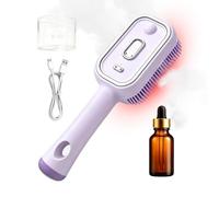 Electric Spray Hair Brush - Self Cleaning Comb with Measuring Cup | Electric - Spray per capelli Cushion Comb per Blowout Salon Spa Home Travel Hairdressing Grooming Styling