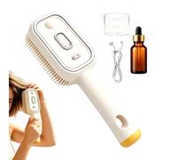 Electric Spray Hair Brush - Self Cleaning Comb with Measuring Cup | Electric - Spray per capelli Cushion Comb per Blowout Salon Spa Home Travel Hairdressing Grooming Styling