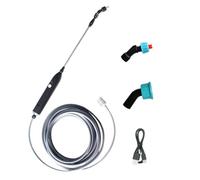 Electric Sprayer Wand, Type C Charging Handle, 112.2x0.79in Telescopic Nozzle Design, Multiple Spray Modes, Lightweight Ergonomic Build for Lawn Yard Flower Fertilizing Use