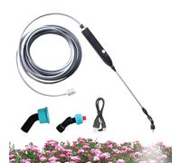 Electric Sprayer Wand, TypeC Charging Handheld Sprayer Telescopic Wand, 112.2x0.79x0.79 inches Multiple Nozzle Design Watering Handle for Lawn, Yard, Grass, Vegetables, Flowers, Fertilizing