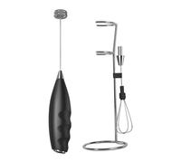 Electric Stirrer, Manual Coffee Blender, Portable Latte Foamer, 1.42x8.86 inches Stirrer Cordless Tea Steamer, Ideal for Camping, Baking, Protein, Shakes and Iced Drinks