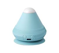 Electric Suction Massage Ball | Silicone, 2.4x2.9 Inches, Gray/Green/Blue | Vibrating, Heat, Fascia Release | For Foot, Muscle Relaxation, Gym, Home