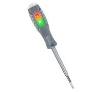 Electric Tester Pen, Voltage Detector Tool, Double Light Screwdriver, Non- Circuit Checker, AC/DC Power Tester, for Electrical Current, Live Wire, Detection, Safety, Repair, Maintenance
