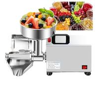 伟 祥 Electric Tomato Strainer Machine, 450W Commercial Tomato Milling Machine, Stainless Steel, 50 kg/H Pure Copper Motor, 9inch Large Funnel, Food Press Sauce Maker for Jam & Sauce