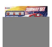 Electric Toy - Set da metropolitana retrò, kit percorsi educativi | giocattolo motorizzato con luci e autentici suoni della pista, finta kit ferroviario di gioco Supporto per lo sviluppo d