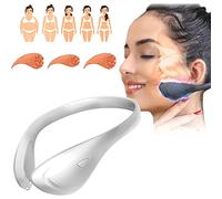 Electric V- Face Shaping Massager, Facial Lifting Machine for Double Chin, Microcurrent Facial V Shape Beauty Device (White)