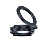 Electric Vacuum Magnetic Car Phone Mount - 360° Rotating Magnetic Phone Holder, Auto Suction Rotatable (Black)