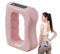 Electric Waist Massager, Muscle Relaxation Device, 5 Vibration Modes, Ring Shape Design, Ideal for Foot, Cervical, Spine and Leg at Home or During Travel, 6.5x5.71 inches