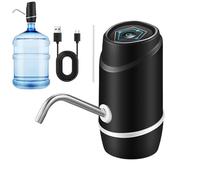 Electric Water Bottle Pump, 5 Gallon Water Pump Dispenser, USB Charging Drinking Fountain Pumping Device 5.43x3.74x3.74 inches for Outdoor Camping, Portable and Easy Use