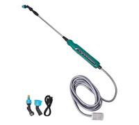 Electric Watering Wand - ABS Rechargeable Garden Sprayer, 2000mAh Cordless Hose Spray Tool | 3 Nozzle Adjustable Plant Irrigation Wand For Yard Patio Balcony Flower Bed Outdoor Cleaning Use