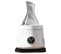 Electric Wine Chiller Decanter,1.5l/50oz Bottles Cooler & Carafe,With 3 Color Atmosphere Light,Digital Display Screen,for Coffee,Iced Tea,Lemonade,Wine(White)