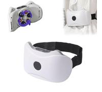 Electric Wireless Abdominal Massager, 2025 New Upgrade Portable Massager for Improving Metabolism, for Fat Burning & Digestion,with 3 Modes, Belly Cellulite Massage for Flattening Belly (White)