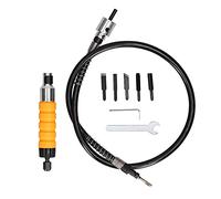 Electric Wood Chisel Carving Tool, Professional Electric Woodworking Chisel with Flexible Shaft, High Speed Vibrations for Easy Sculpting, Includes 5 Knives and 2 Wrenches, Ideal f