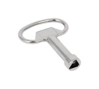 Electrical Cabinet Key - Triangle Metal Wrench,Gas Water Metter Panel Lock Key | for Electrician Techniician Valve Panel Cupboard Security Box Server Rack Train Garages