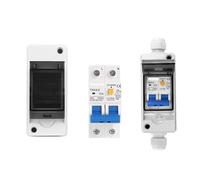 Electrical Distribution Box AC DC Solar Circuit Breaker MCB 63A RCBO PC Junction Wire Box HT Outdoor MQXFCZUX(HT-2 and RCBO,10A)