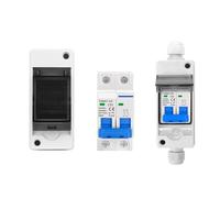 Electrical Distribution Box AC DC Solar Circuit Breaker MCB 63A RCBO PC Junction Wire Box HT Outdoor MQXFCZUX(HT-2 and AC MCB,10A)
