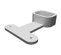 Electrical Outlet Mount Adapter Compatible with Amazon Echo Dot 2nd Generation
