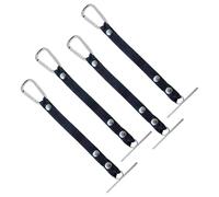 Electrical Tape Holders - 4 Pieces Tape Thong Set For Tool Belts | Gadget Organizer With Clip Strip Suitable For Warehouse Construction Drywall Car Automotive Electrician