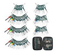 Electrical Terminal Repair Tool, Car Connector Puller Kit, Vehicle Wire Connector Tool, Professional Terminal Ejector, 14 x 10 x 3,5 cm, / 5,51 x 3,94 x 1,38in, Professional Terminal Ejector Kit for