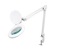 LENTE D'INGRANDIMENTO CON LAMPADA 48 LED 5 Diottrie 4W Laboratorio Casa Tavolo