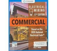 Electrical Wiring Commercial, 17th Edition, c. 2021, 9780357360620, 0357360621
