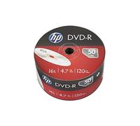 ElectricalCentre - confezione di 50 DVD-R HP, 4,7 GB 16 x (DVD con 120 minuti registrabili)
