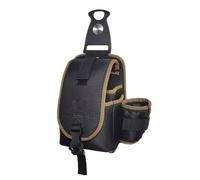 Electrician Belt Pouch, Tool Waist Bag, Waterproof Multi-Pocket Utility Pouch with Rotating Holder for Maintenance Repair Work, 7.87x4.33x3.94 Inches, Oxford Cloth, Stainless Steel
