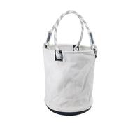 Electrician Bucket - Canvas Tool Storage Pail Lightweight Durable Workstation Organizer | All-Purpose Storage Pouch | Multi Pocket Utility Holder For Garden Construction Carpentry Workshop Accessories