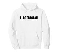 Electrician - Professional Electrical Staff Uniform Felpa con Cappuccio