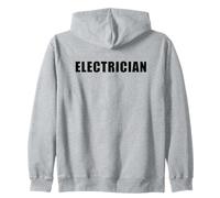 Electrician - Professional Electrical Staff Uniform Felpa con Cappuccio