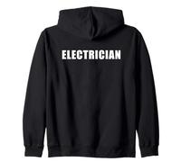 Electrician - Professional Electrical Staff Uniform Felpa con Cappuccio