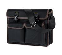 Electrician Tool Bag, Large Capacity Thickened Oxford Cloth Messenger Bag with Multiple Pockets, Single Shoulder Repair Tool Storage Bag for Electricians and Technicians