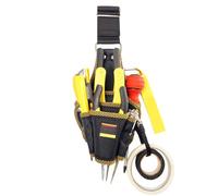 Electrician Tool Pouch - Utility Belt, Durable Oxford Cloth, Multiple Pocket Design | Ideal For Carpenters, Construction Workers, Technicians, DIY Projects, Portable Waist Bag, Hands-Free