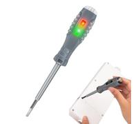 Electrician's High Brightness Color Light Tester Pen - Multifunctional High Torque Screwdriver Test Pens for Detecting Electrical Wire Breakage, Live Neutral Wire Identification, Non-Contact Voltage S