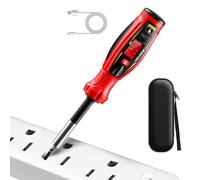 Electricity Detector Pen - Non Contact Voltage Tester, Sound Light Alarm Screwdriver Style for Quick Circuit Detection Safe Portable Tool for Home Maintenance Car Repair Garage Office Electrical Work
