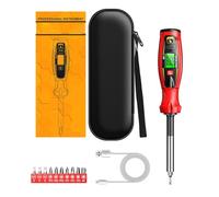 Electricity Tester, non contatto tensione detector, LCD Display Screwdriver Tool, Circuit Safety Checker, for Electricans Mechanics Handymen Home Office Garage Workshop Outlets Light Fixtures