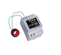 Electricity Wattmeter AC 220V 40V~300V 100A Digital Ampermeter Power Energy Voltmeter Ammeter Volt Watt Kwh Consumption Meter(External CT)
