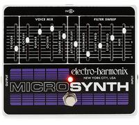 Electro Harmonix Micro Synthesizer Pedale per Chittara Elettrica, Argento