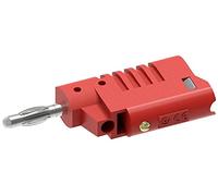 Electro PJP 1080-CD1-R spina a banana, diametro perno dritto: 4 mm, rosso, 1 pezzo