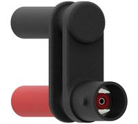 Electro PJP 21130-CD1 - Adattatore BNC femmina - Accoppiamento a banana rosso, nero