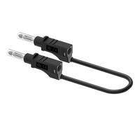Electro PJP 2210/600V-CD1-25N Cavo di misura Connettore 4 mm 25 cm Nero 1 pz.