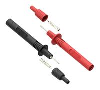Electro PJP 411 Kit sonde Presa 4mm CAT II 1000 V, CAT III 1000 V Rosso, Nero 1