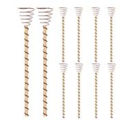 Electroculture Plant Stakes - 31 x 10 x 6 cm Electroculture Plant Growing Antenna | Elettrocultures Copper Stakes | 10pcs Long Copper Coil Plants Stake, Garden Tools | For Enhanced Growth of Plants
