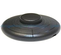 electroDH, 11645N, interruttore da pavimento, 2 A/250 V Colore: nero.