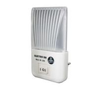Electrodh - Luce da notte LED 1 W 2 posizioni 2 LED/5 LED 230 V per bambini adulti, luce bianca