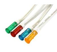 ElectroDH - Luce LED da 7,2 mm, 230 V, con cavi da 200 mm, colore: rosso 12.853/r