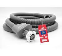 ELECTROHOGAR Tubo Aquastop Lavatrice e Lavastoviglie 6 M | Tubo Carico Acqua di Sicurezza con Arresto Automatico | Connessione 3/4", Alta Pressione | Prevenzione Inondazioni, Installazione Facile